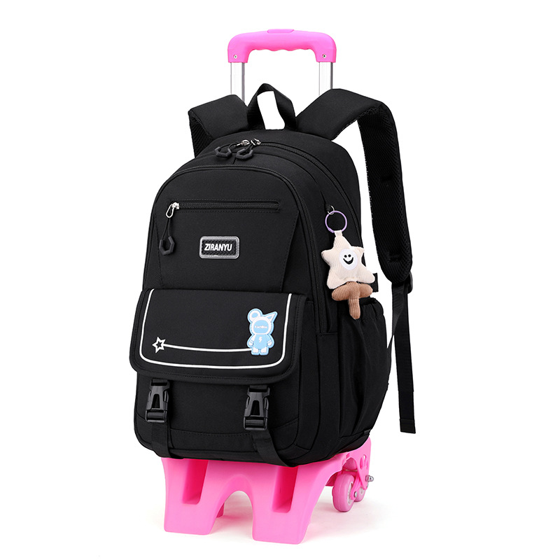 Pescado Natural nuevo grado 2 a 6 escalera escalada carro mochila de gran capacidad mochila estudiante de secundaria