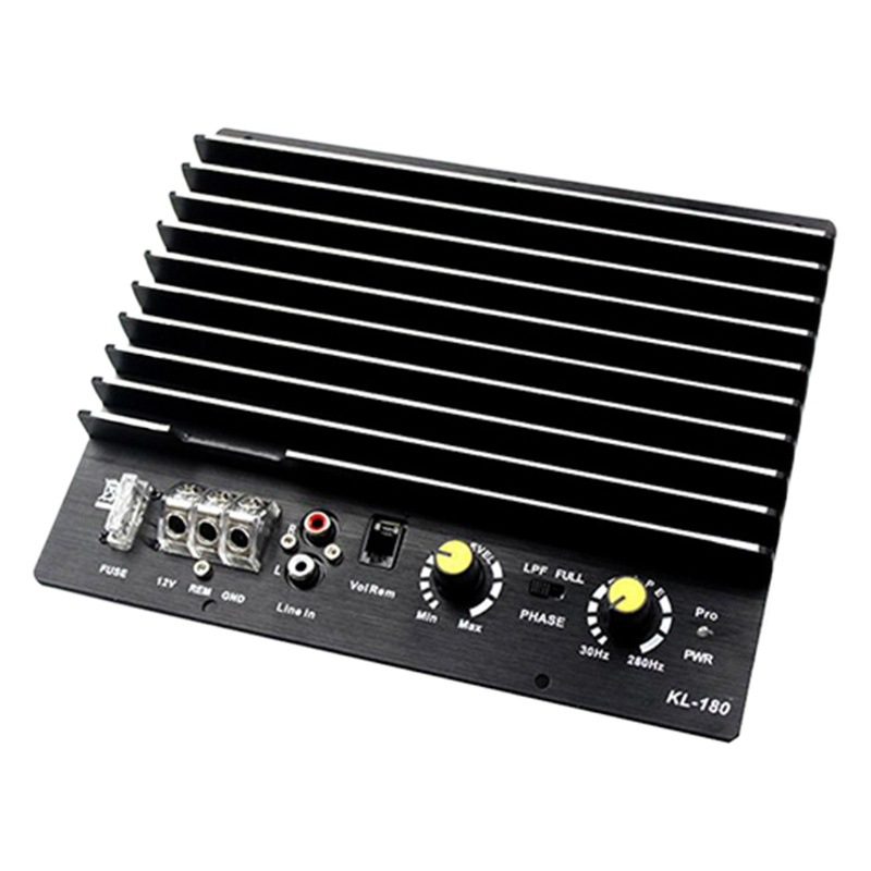 Amplificador de coche subwoofer amplificador placa base 12V de alta potencia al aire libre coche audio Monitor núcleo amplificador placa