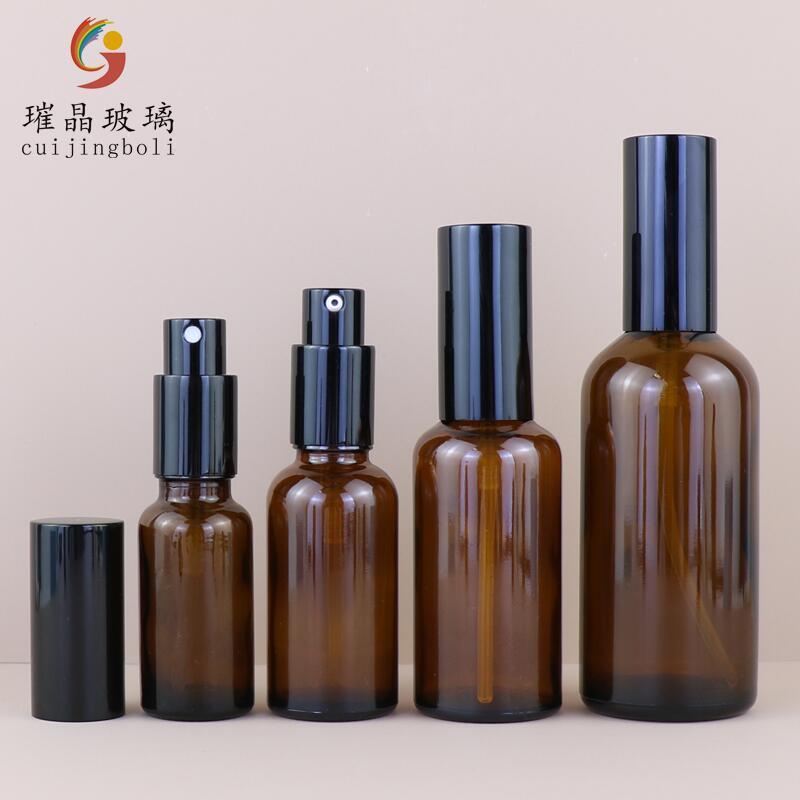 30ml spray bottle 100ml lotion bottle glass empty bottle toilet water perfume delicate spray squeeze bottle essential oil bottle