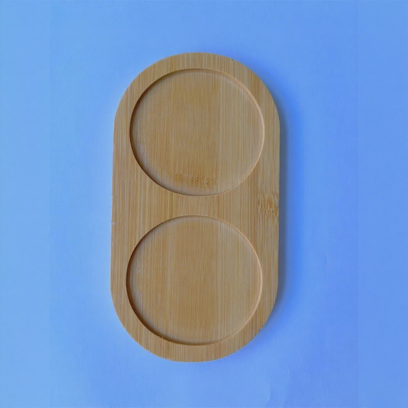 Inventario transfronterizo de bambú y madera taza almohadilla bandeja creativa mosaico DIY base bambú multicarnito bandeja almohadilla aislante térmica