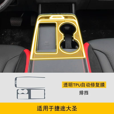 22-26 Models of Jetour Dasheng Center Car interior film - 22-24-jietu-dasheng-gearboxes