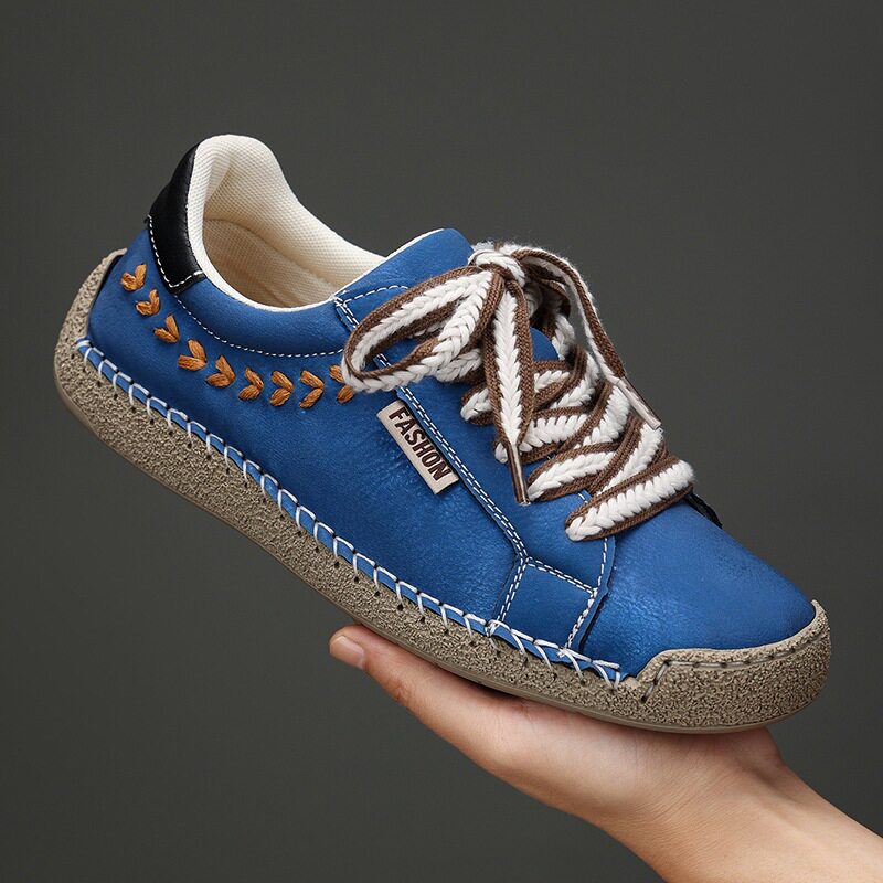Giày vải canvas unisex cổ thấp đế bằng mũi tròn, phong cách retro thoáng khí chống trượt — 9013 màu vàng, 9013 màu xanh dương, 9013 màu xanh lá cây, 9013 màu đen chi tiết 17