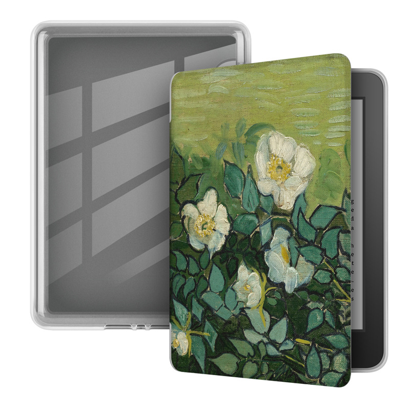 Aplicable kindle paperwhite6543 acrílico pintado funda protectora 658/558 funda protectora transparente