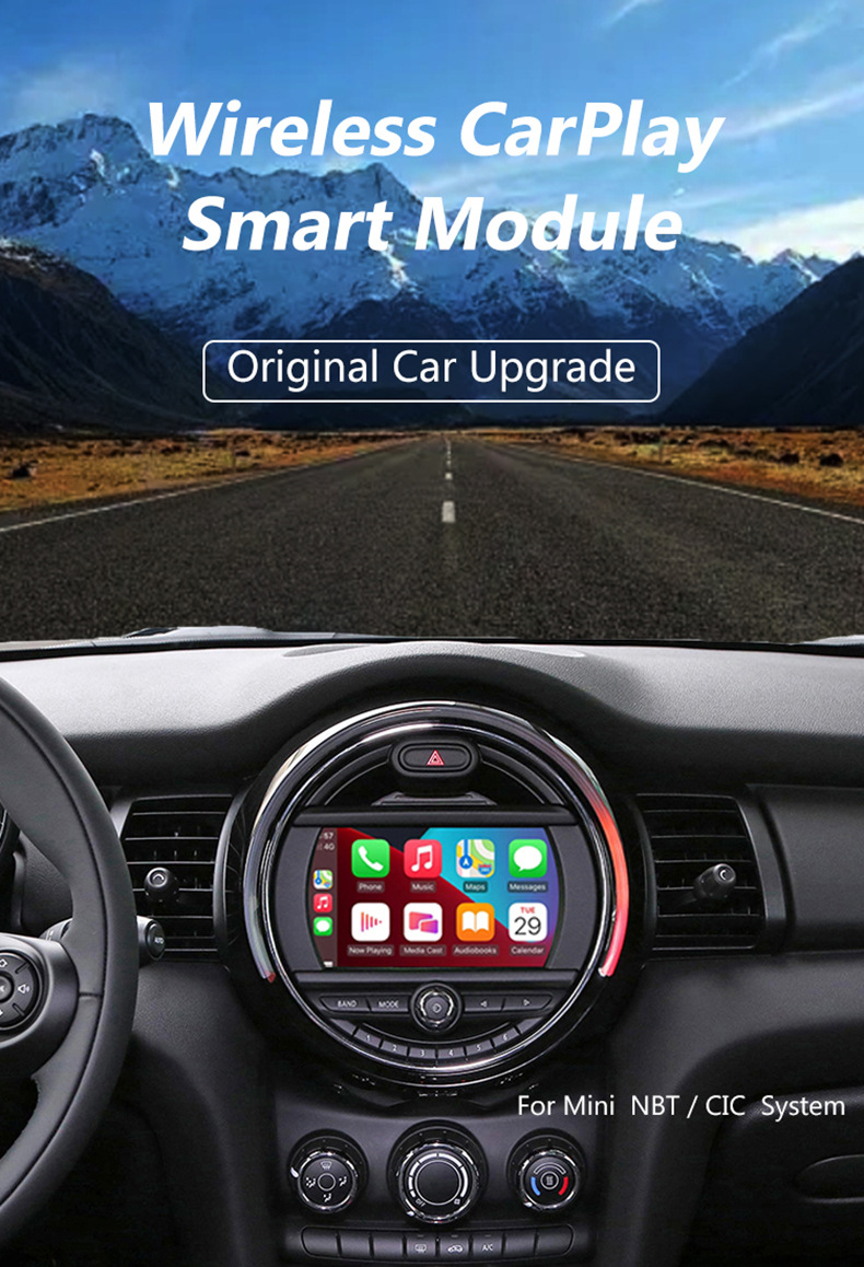 Suitable for Bmw Mini Wireless Carplay Overseas Wireless Android Auto Original Car Upgrade Module