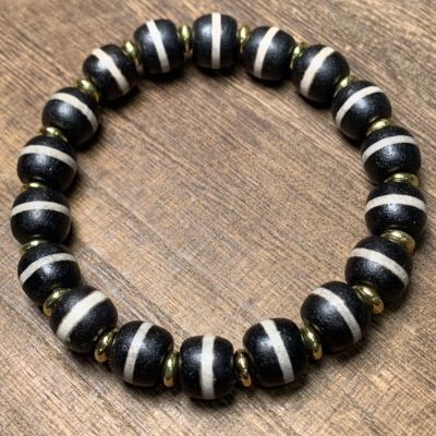 高品質風化高油古い瑪瑙古いタイプのワンライン天珠ブレスレットブレスレット文具ジュエリー男性と女性のブレスレットブレスレット|undefined
