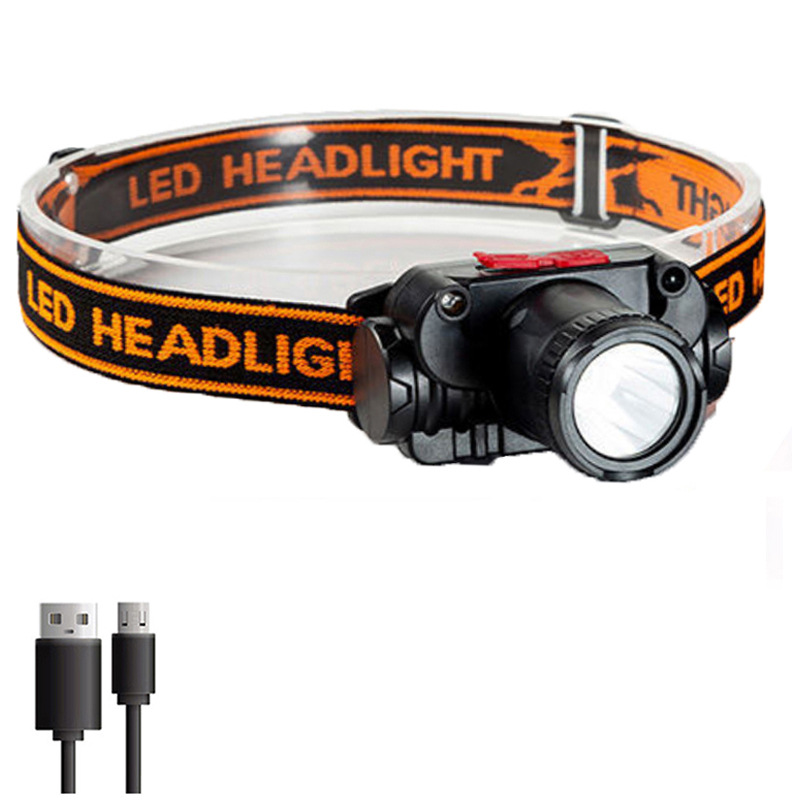 Lámpara de luz fuerte carga de luz de inducción superbrillante lámpara de mina pesca nocturna antorcha impermeable al aire libre luz fuerte iluminación de luz de luz