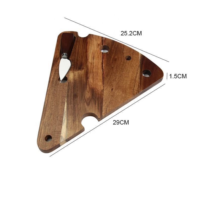 Tabla de cortar de madera conveniente tabla de cortar queso Queso tablero de corte en forma creativa fiesta merienda bandeja de carne