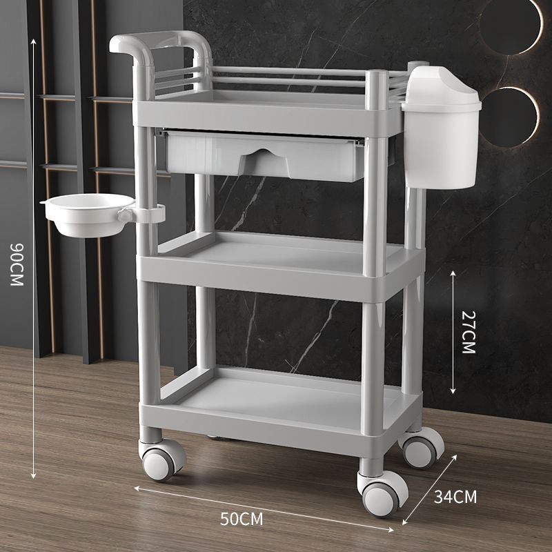 美容室専用トロリー、まつげ美容機器、手押しツールトロリー、歯科理学療法多層収納ラックトロリー|undefined