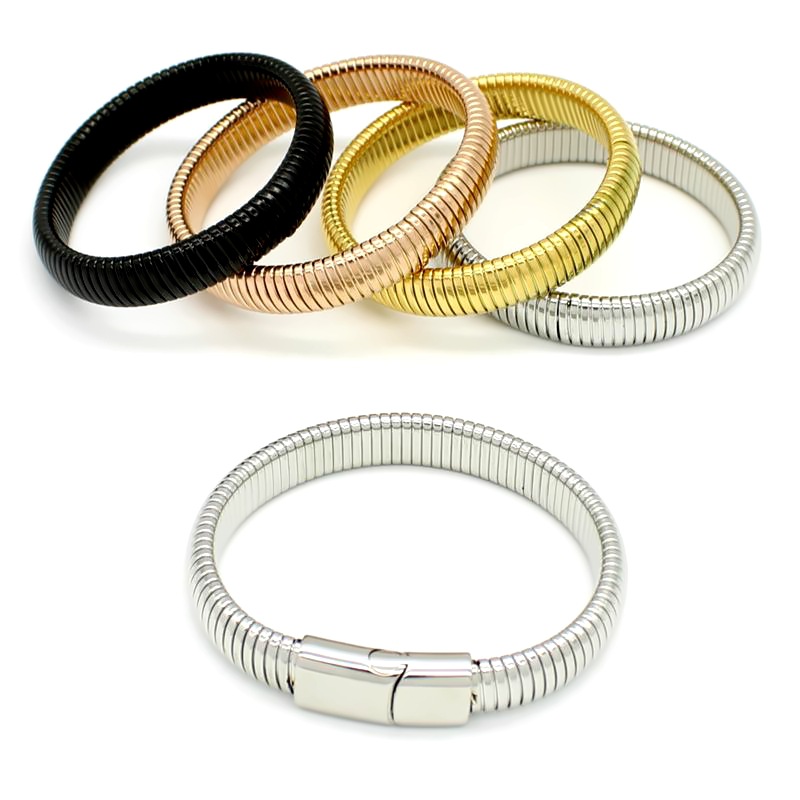 fashionable elastic trend bracelet stainless steel for men and women