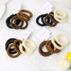 Big creamy matte telephone, hair rope, case, hair accessory, wide color palette, simple and elegant design