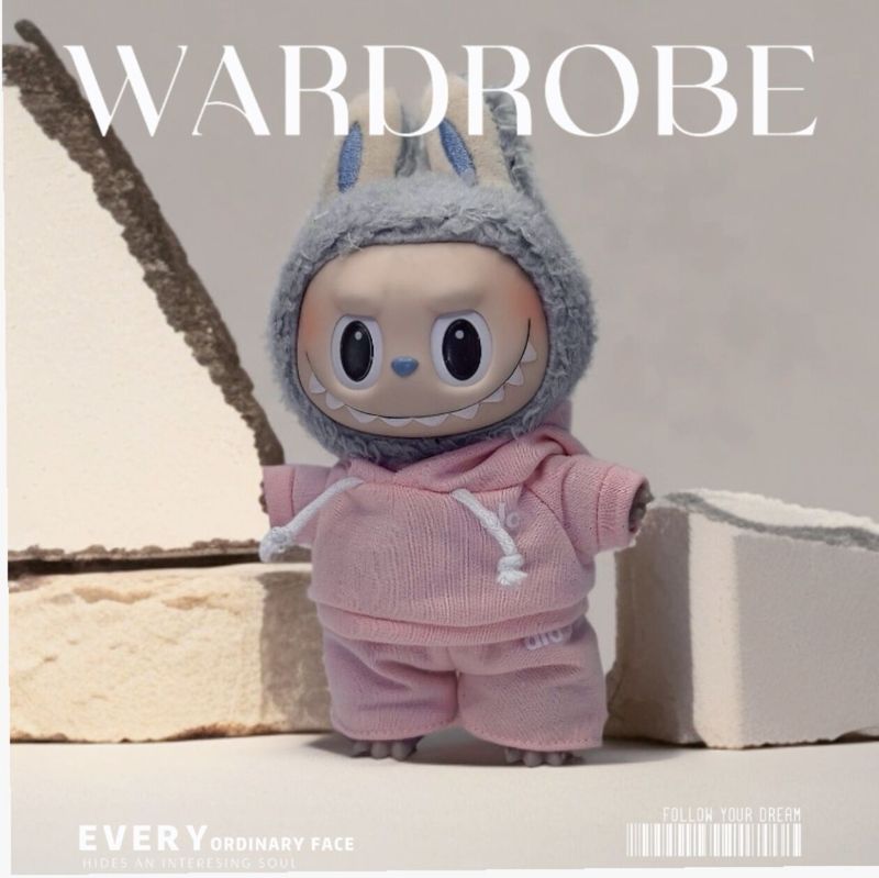 Dropshipping 代发仅衣服】挂件LABUBU公仔娃衣一二代盲盒拉布布|undefined