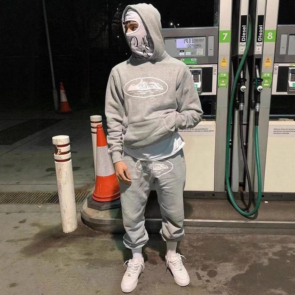Áo nỉ có mũ trùm đầu nhung in hình Alcatraz hip-hop đường phố Mỹ chất lượng cao dành cho nam và nữ áo khoác thể thao hợp thời trang