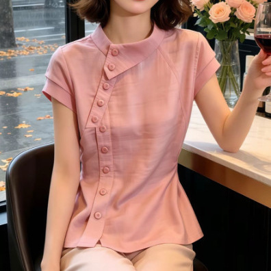 【Dropshipping】2026 New Cross-Border Stylish and Versatile French Design Top for Women, Super Attractive and Unique