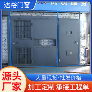 监狱看守所拘留所通道门电动平移监室门双层手动平开监舍门AB门-阿里巴巴
