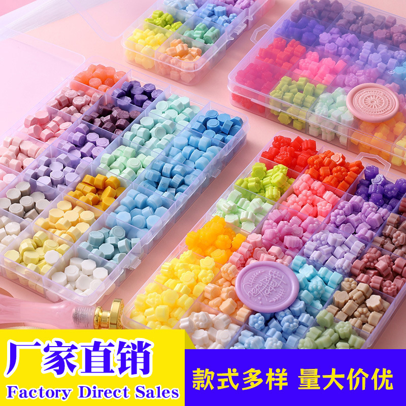 Fire Paint Seal Full Set of Accessories Envelope Furnace Pad Wax Particles Seal Fire Paint Particle Wax DIY Set Tools