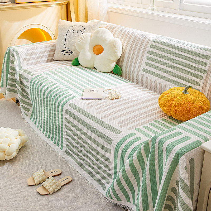 Cubierta del sofá Toalla de tela ins Estilo nórdico sofá manta cubierta toalla todo incluido cubierta del sofá de tres personas cuatro estaciones cojín universal del sofá