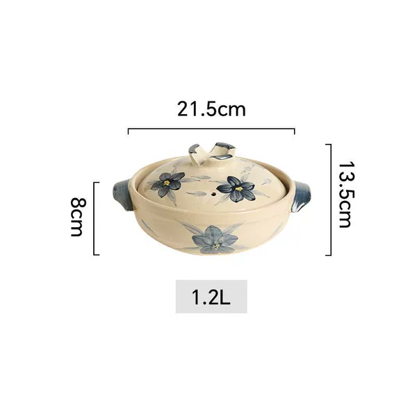 Stoneware Camellia 1200ml (serves 1-2 people) comes with pot holder