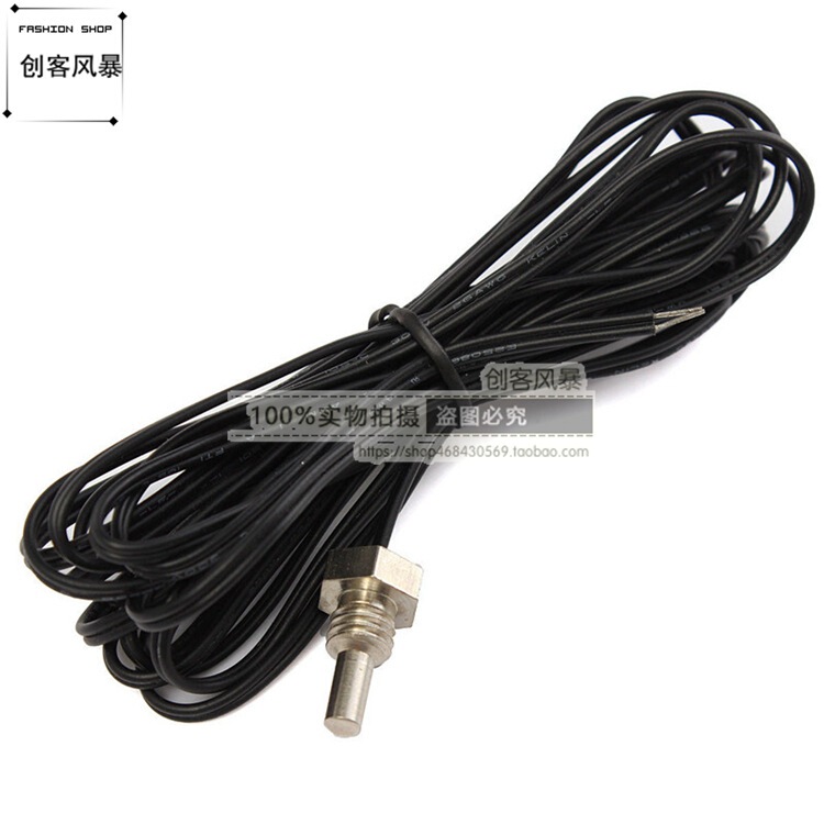 M8 Threaded Probe Line Temperature Sensor Ntc Thermostat Special Probe Thermistor 10K/B3435