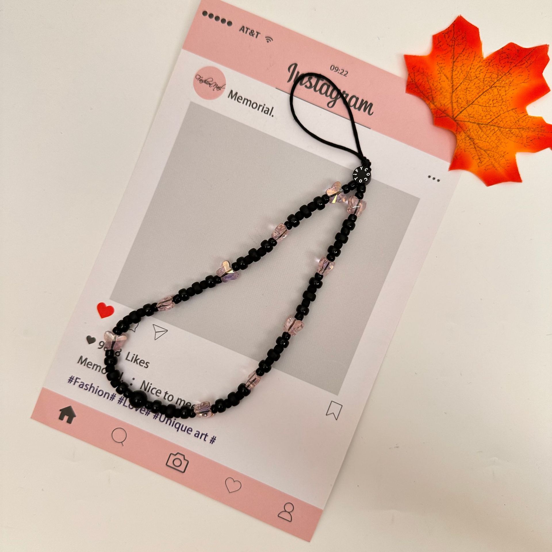 Moda simple amor mariposa serie de cadena de teléfono móvil cadena de teléfono móvil bolso bolso llaver colgante corto diseño de nicho