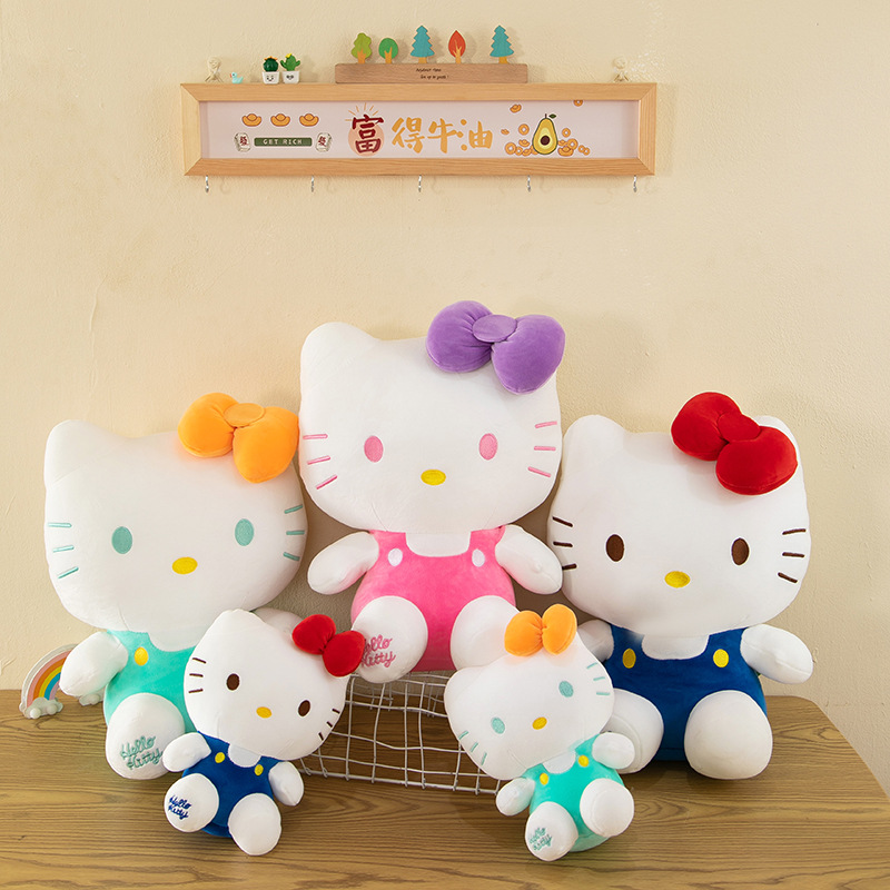 卡通多巴胺hellokitty毛绒玩具公仔可爱凯蒂猫玩偶kt猫抱枕批发