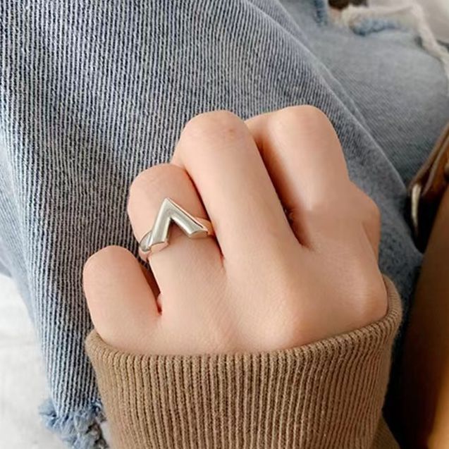 fashionable one size universal classic small design trend ring for…