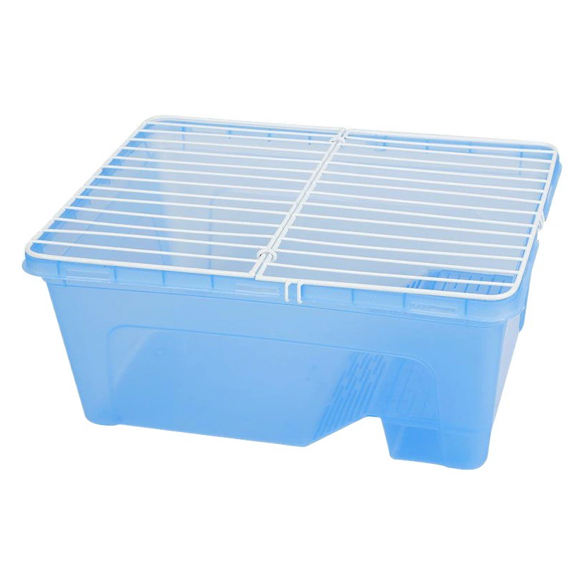 Танк для черепах с крышкой Домашний резервуар для черепах с крышкой Большой Тип Креативный пластиковый резервуар для черепах с крышкой