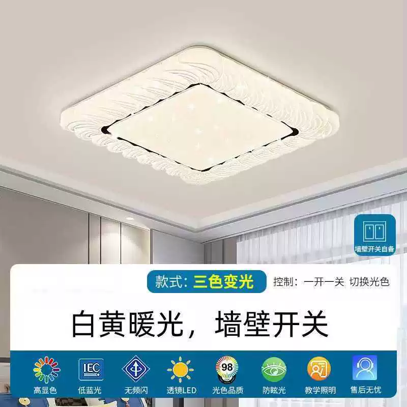 LED-лампа для крема, освещение комнаты, круглая потолочная лампа, умная звездная ночь