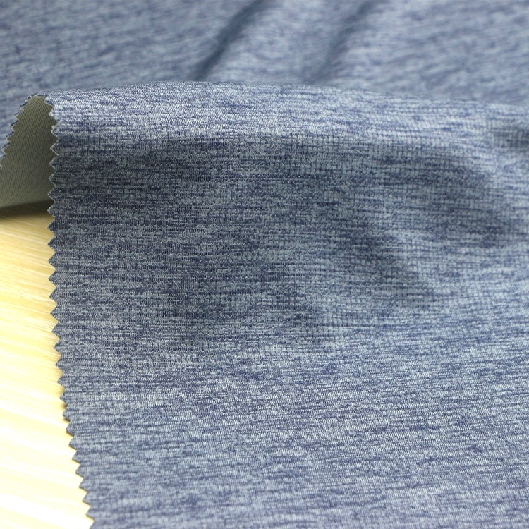 舞虹丝阳离子涤纶染色速干吸湿排汗双面布方格鸟眼针眼布运动面料