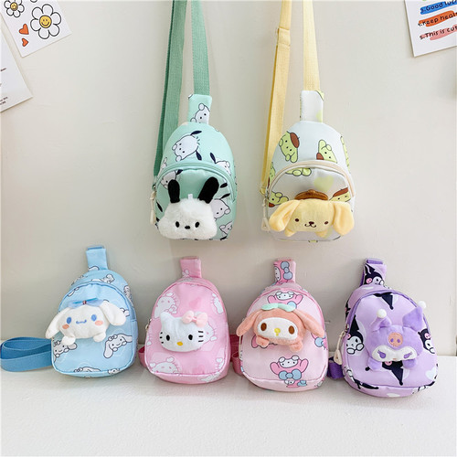 Children's cartoon cute girl school bag for 3-5 years old,  new model, kindergarten and primary school cross-body bag