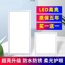 集成吊顶LED吸顶灯嵌入式平板灯铝扣板高显指宽电压客厅30平方米