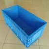 Blue European standard EU Plastic turnover box With cover Auto Parts Industry Logistics Box Warehouse workshop Transit Plastic Box