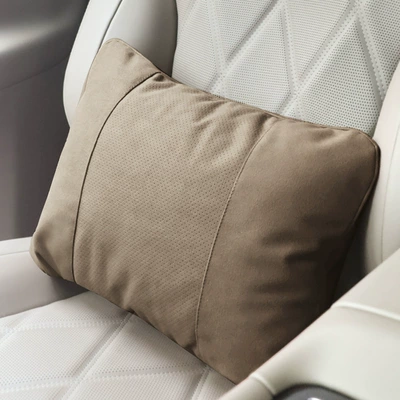 Headrest, Wenjie M789 Universal Neck Pillow - perforated-maiba-brown-waist-support-biological-velvet