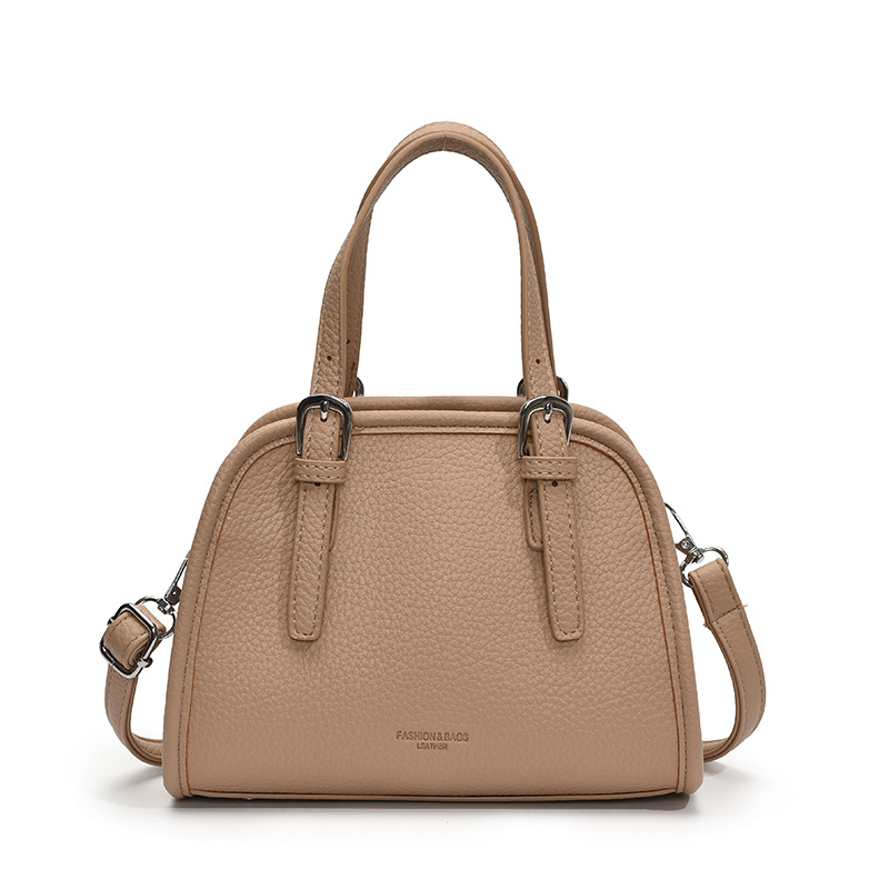 Bolsos populares de este año 2025 primavera y verano nuevo bolso femenino casual con patrón de lichi bolso de hombro simple bolso de mensajero de viaje