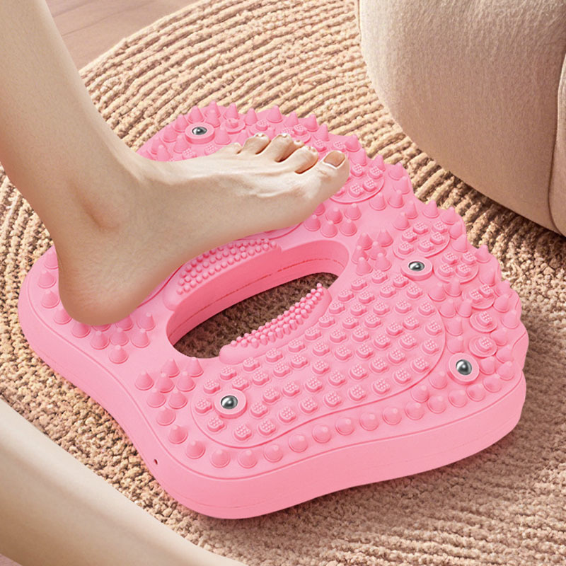 Anti-Slip Massage Foot Pad, Multi-Functional Magnet Acupressure Board, Household Inflatable Foot Stepper, Acupoint Massager