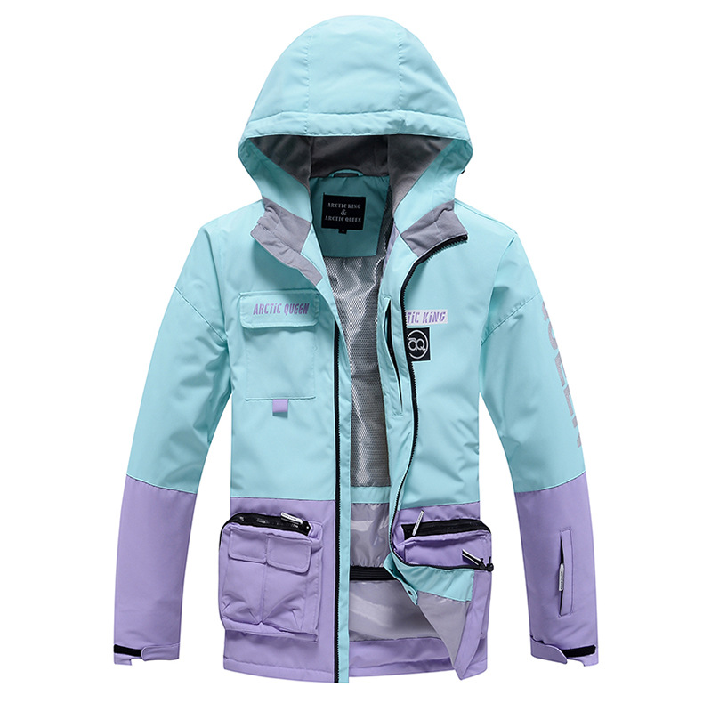 Men's Clothing Ski suit set for men and women couples warm and thick ski suit set single board double board ski suit_viptrois.com