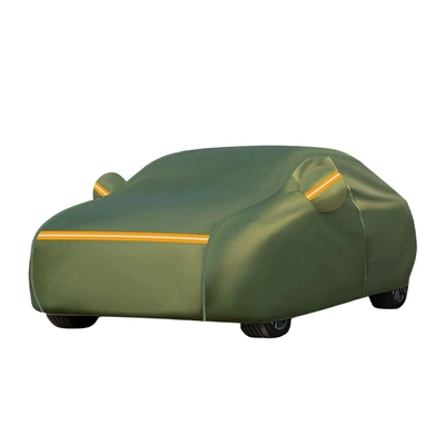 Car Cover Thickened Canvas Car Cover Waterproof Rainproof Sunshade Dustproof Car Cover for Sedan Household Suv Universal Car Cover (Car clothing) - canvas-car-clothing-model-remarks-olive-green