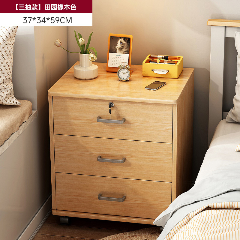 Tabernita de cabecera armario de almacenamiento doméstico armario de almacenamiento de alquiler gabinete de exhibición de alquiler pequeño estante de almacenamiento junto a la cama