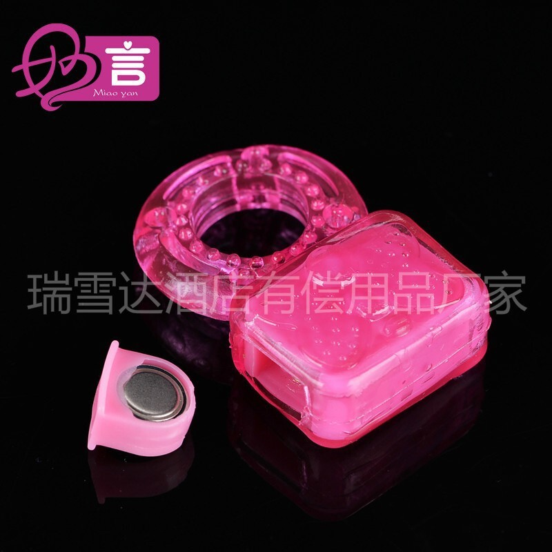 Men's Long-Lasting Sperm-Locking Ring Vibrator, Silicone Couple's Sexual Intercourse Resonator, Sex Toy, Delay-Proof and Anti-Falling Off