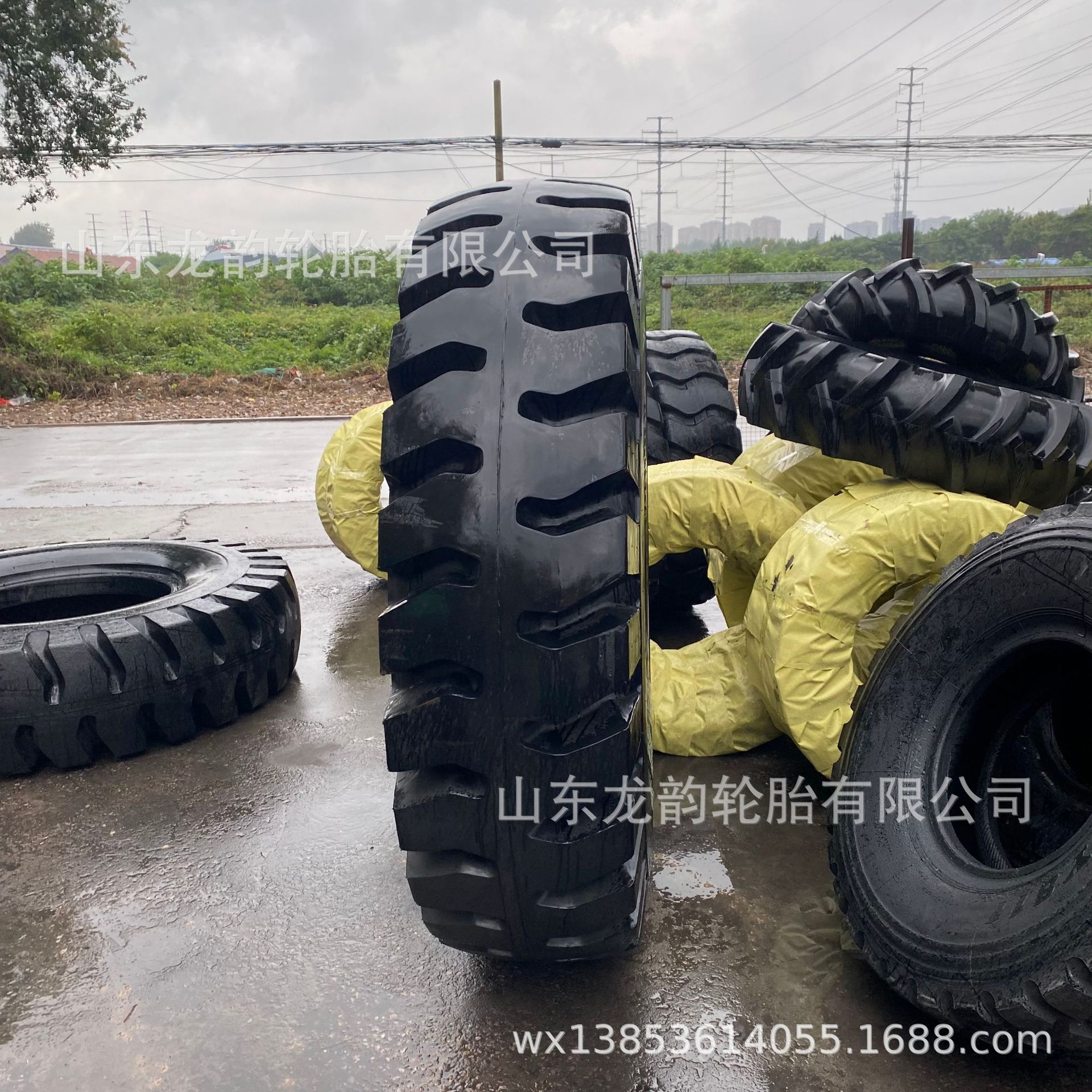 供应18.00-33 IND E-4J港口吊集装箱轮胎堆高机轮胎正面吊车轮胎