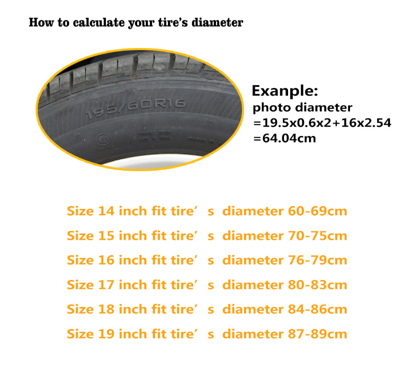 To figure full-width customized middle hole car spare tire cover tire protective cover car dust protective cover 18in