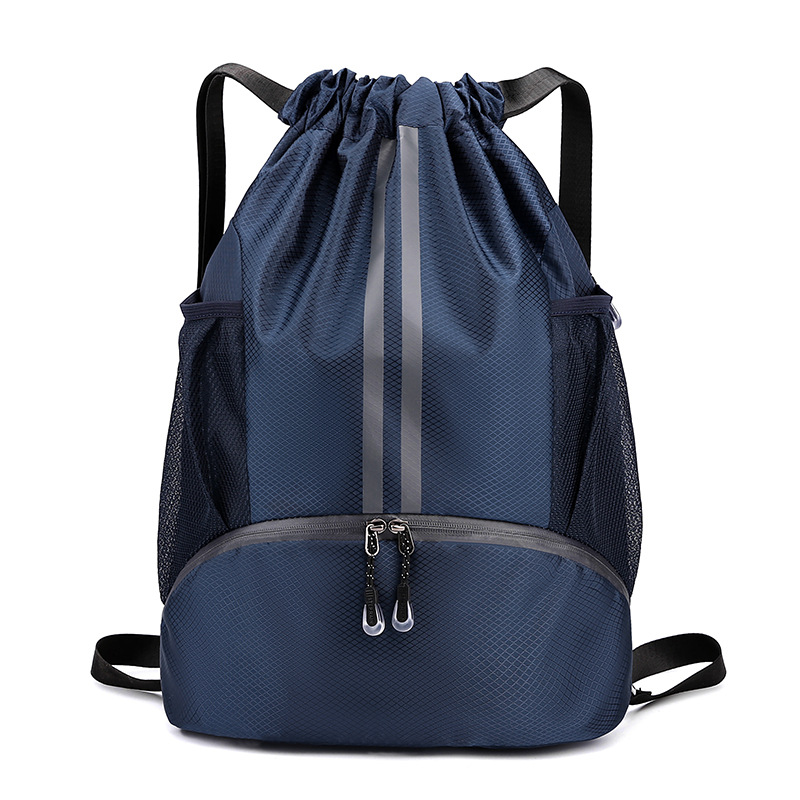 Bundle shoulder drawstring soccer basketball dry wet separation swimsuit storage, fitness bag, backpack can be used_voghion.com