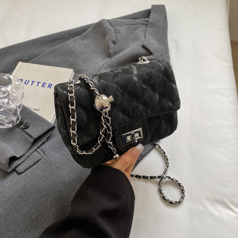 Nicchia Instaram Hih end Piccola Frarant Wind Ricamata Catena da Donna 2024 Nuova Coreana Versatile Blocco Fibbia Spalla_voghion.com