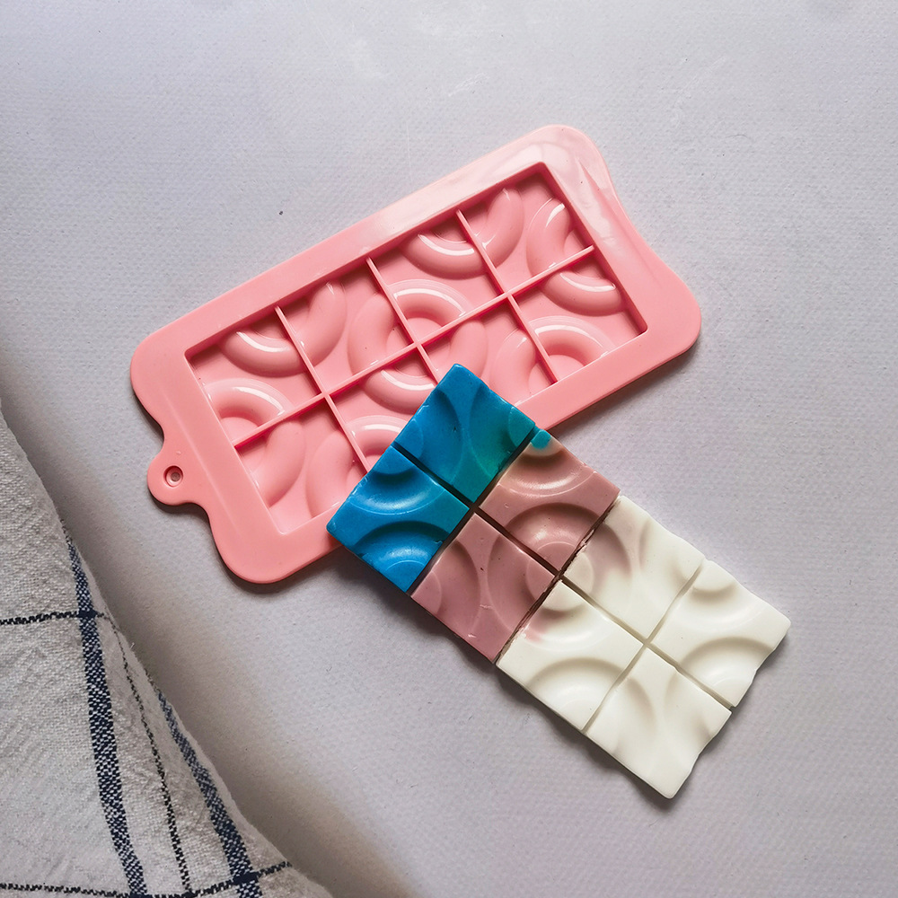 Círculo de chocolate 170 molde de silicona pastel helado pudín molde de postre jabón utensilios