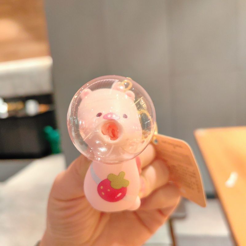 34g Weight Bag Pendant, Keychain Classification 1 Piece Quantity Casual, Holiday Occasion PVC Material Cartoon Character Pattern Unisex Gender Cute Style 1 Piece Cute Cartoon Character PVC Unisex Bag Pendant Keychain 13