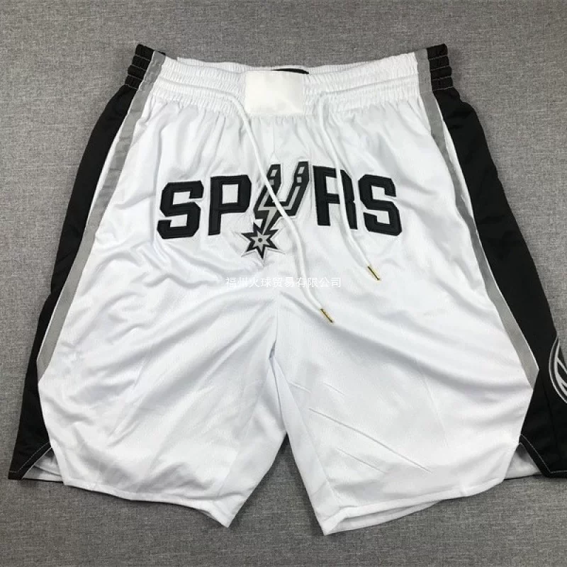 Карманные брюки Spurs Баскетбол ШТАНЫ SPURS Регуляр белые