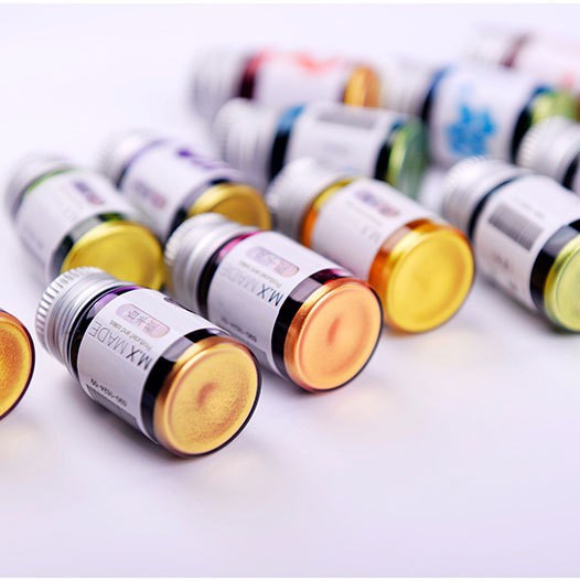 Tinta inmersión tinta de color agua botella pequeña sub-embalaje Pluma sin carbono pluma de cristal polvo de oro puesto de tinta ventas directas de fábrica