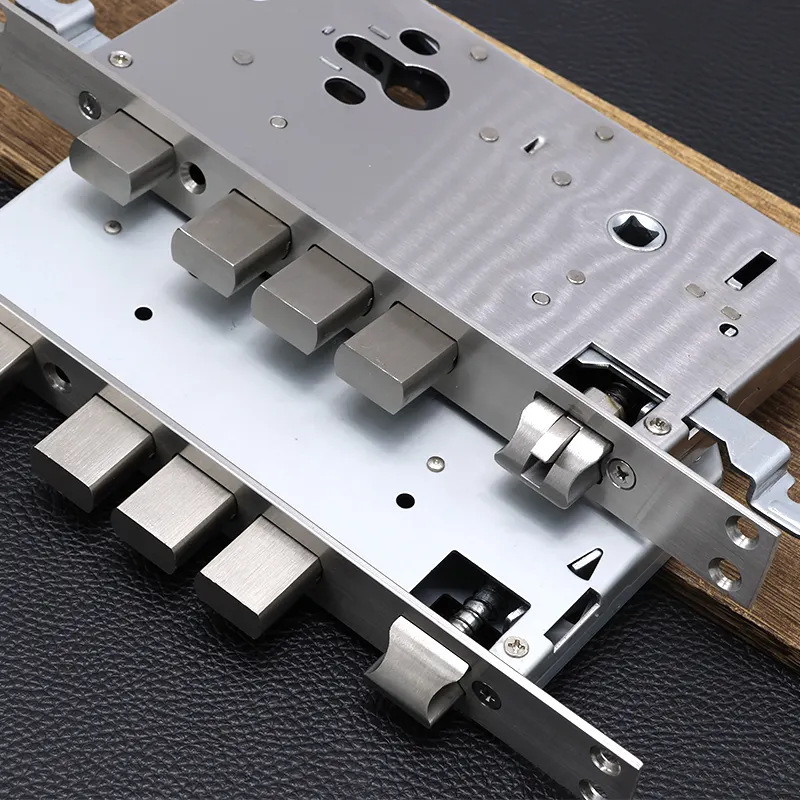 Personalizada doble activa doble rápido 6068 cerradura de puerta antirrobo cerradura inteligente especial de acero inoxidable cerradura de núcleo de puerta antirrobo