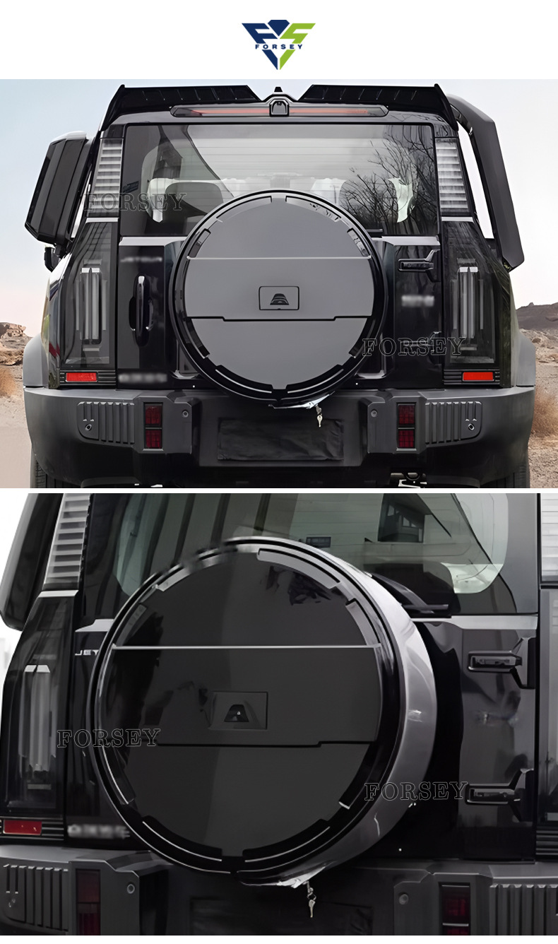 Suitable for 24+ models of the Jetour T2 Traveler spare tire cover hard shell rear spare tire case