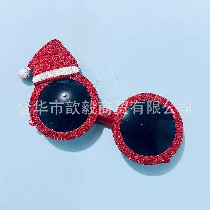 (Cross-border trading), Christmas creative one-sided glasses, dress up