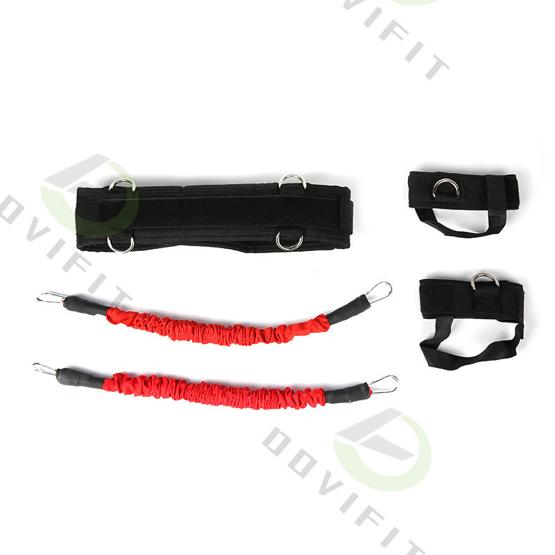 Suministro directo de fábrica látex rebote entrenador baloncesto cuerda elástica entrenador en cuclillas fuerza cadera pierna entrenamiento cuerda